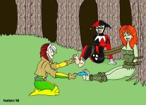 Rogue tickles Harley Quinn and Poison Ivy.jpg