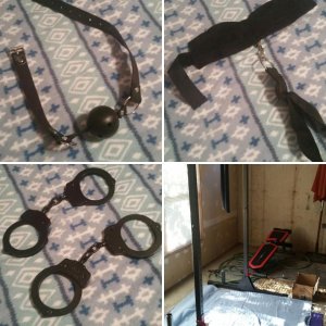 Tickly items, bondage furniture/equipment of mine