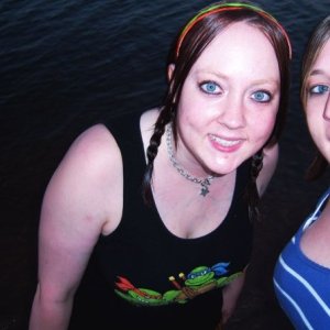 Me in Duluth with my friend Ashley