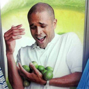 Personal Favorite.  Why can't he hold all those limes?