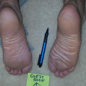 A friend suggested having a party with me tied down and using my soles as the guest book. What do you think about the idea ?