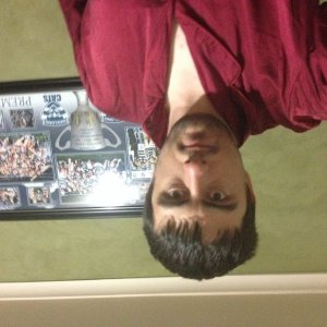 image of me upside down
