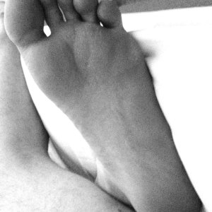my ticklish foot