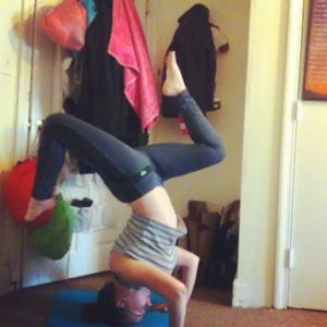 guess what? handstand!