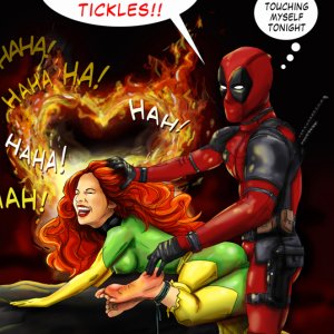 Deadpool Tickles Phoenix Valentine

Here are some shares from my Deviant Art: http://fantasy-play.deviantart.com/

Rose are red. Violets are blue. UHM