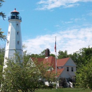North Point Lighthouse--Milwaukee built 1870's