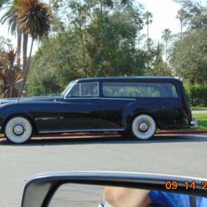 A Rolls Royce Hearse  ( Hollywood Forever )