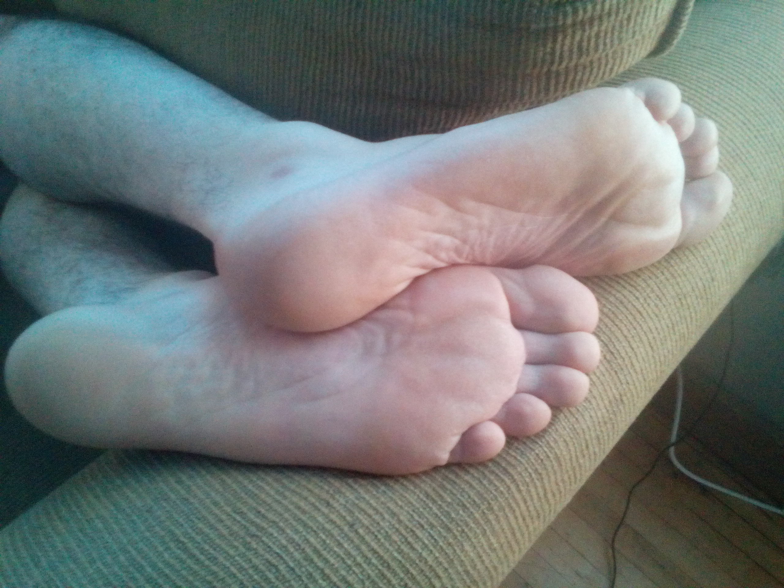 Husband's feet