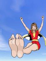 Mary Marvel relaxing.jpg