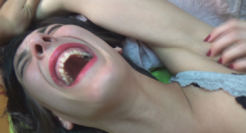 Ticklenail Production   Flexible position   hyper ticklish Mary trapped1.png
