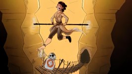 Rey tickling (star wars) .jpg