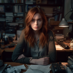 Molly R. Lawson seated at her editorial desk.png Molly R. Lawson seated at her editorial desk.png