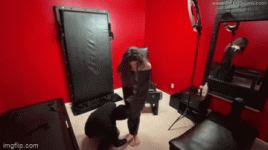 How to Wrap Scarlett in Latex Bondage - GIF.gif