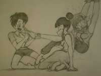 Chichi & Videl Tickles Bulma.JPG