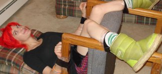 Jenni Lee in the tickle chair 2.JPG