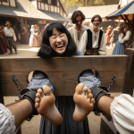 DALL·E 2024-01-16 09.14.06 - A similar scene at a Renaissance faire, capturing a joyful moment...png