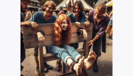 DALL·E 2024-01-18 00.38.22 - A light-hearted scene at a Renaissance faire, showing an 18-year-...png