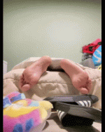 Vicky's sleepy feet.gif