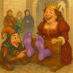 Queen and jester purple nylons.png