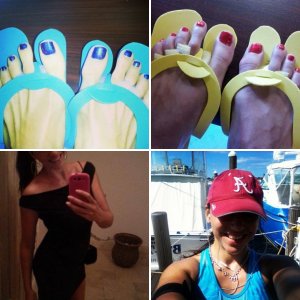 Here is me, some of my ticklish feet and more:)