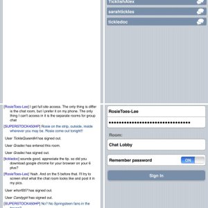 TMF on iPhone 6+ with Google Chrome