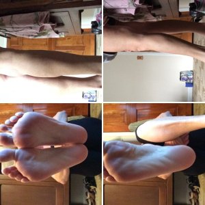 Ticklish legs and feet