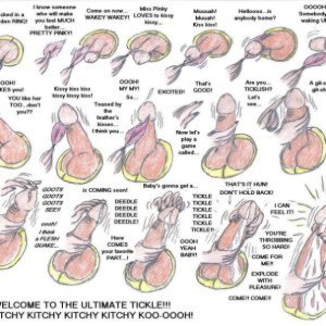 Penis tickle art