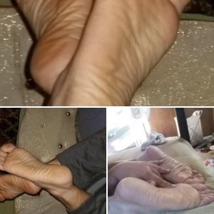 My ticklish feet
