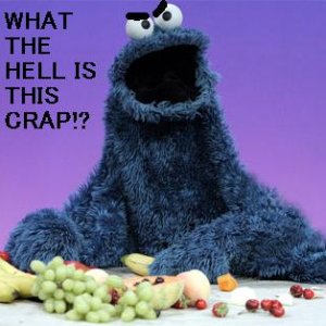 Cookie Monster is PISSED