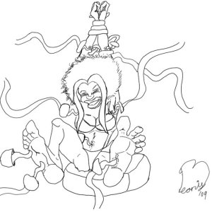 My attempt at getting Tiamra attacked on more than just her feet :D