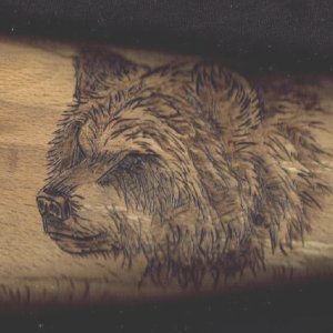 Bear SKS Stock

This is a stock I bought myself to use to advertise my skills with a woodburner.