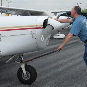 Putting the airplane away...