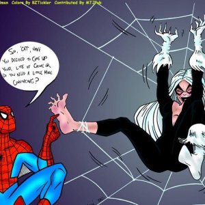 Black Cat vs. Spidey

colors by BZTickler