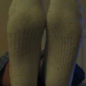 white socks