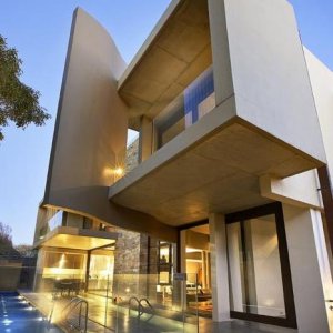 Very impressive cantilevered space....