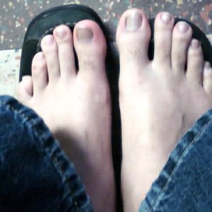 my feet on my loafers