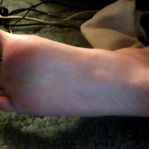 Really ticklish feet