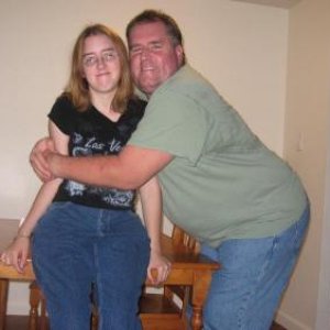 Me with my daughter on her 18th bday.