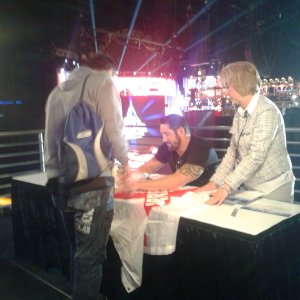 Me meeting Wade Barrett