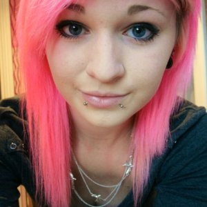 pink hair