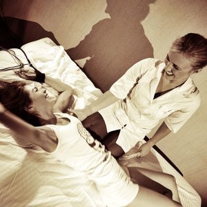 Medical student Irina tickled by Masha Fox