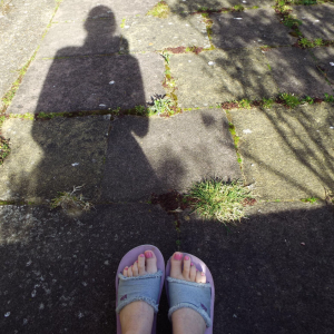 Perfect weather to sit in the garden :)