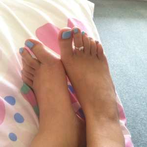 Got a toe ring :)