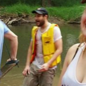 Kayaking. You just can't see them