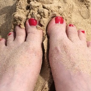 Feet in the sand :)