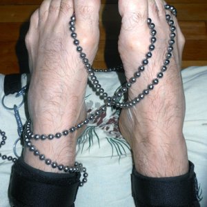 He does this to himself....good thing I have 10' of it to play with!