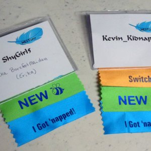 First NEST name tags!