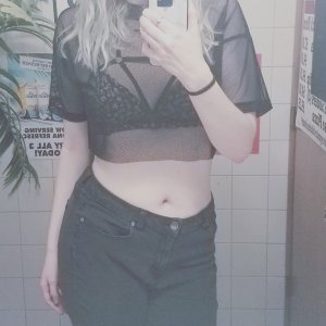 teasy in the bar bathroom.