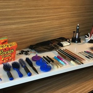 The Tools - These are just half of my collection. I brought these on the road for a private tickling event in June 2019.