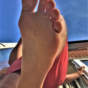 putting my foot in it